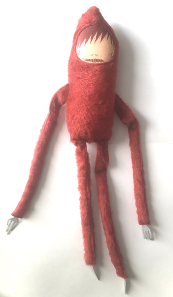 Parskid ”Red Elf” plush doll sculpture