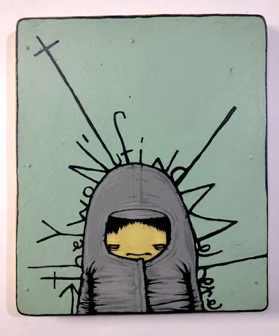 Parskid “They won’t find me here” painting