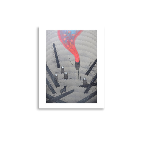 Parskid "He Sees His Dreams" Print