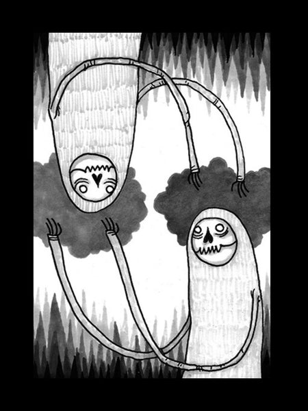 Parskid ”Dark Clouds” drawing