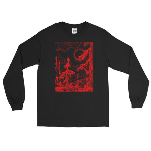 Lucas Allen Cook "Moon of Blood" Long Sleeve T-Shirt