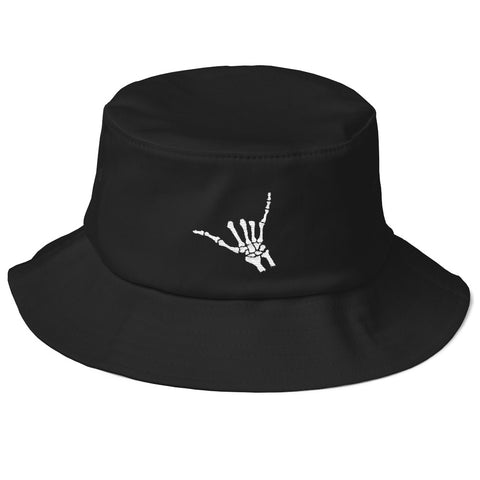 Skeleton Shaka Bucket Hat