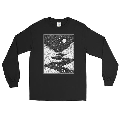 Lucas Allen Cook "Galaxy River" Long Sleeve T-Shirt